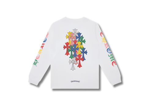 CHR0ME HARTS SHIRT 'white crossed'