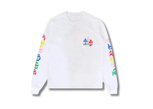 CHR0ME HARTS SHIRT 'white crossed'
