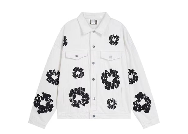 DEN1M TEAR JACKET 'white'