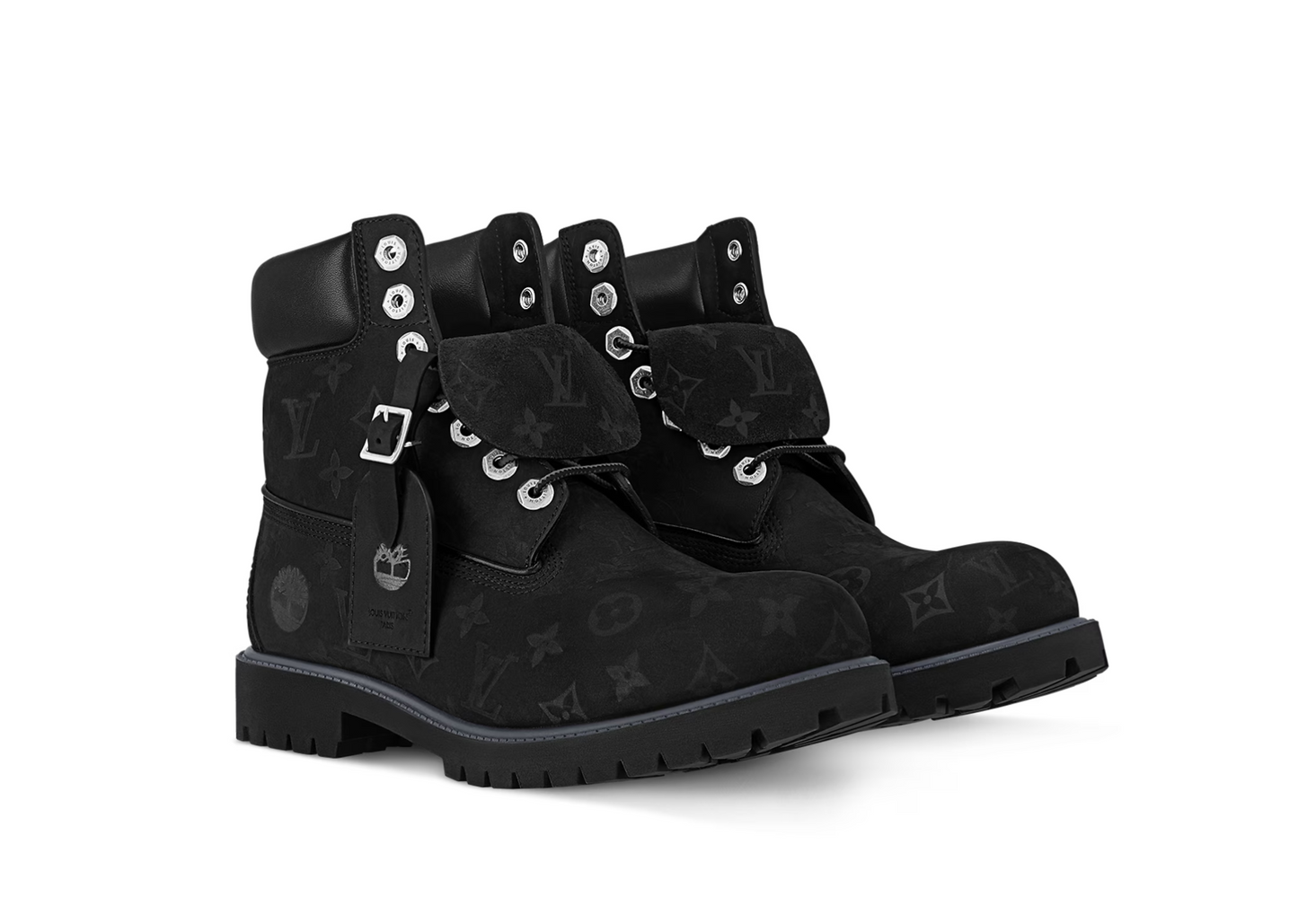 LOU1S VU1TTON X TIMBS 'black'