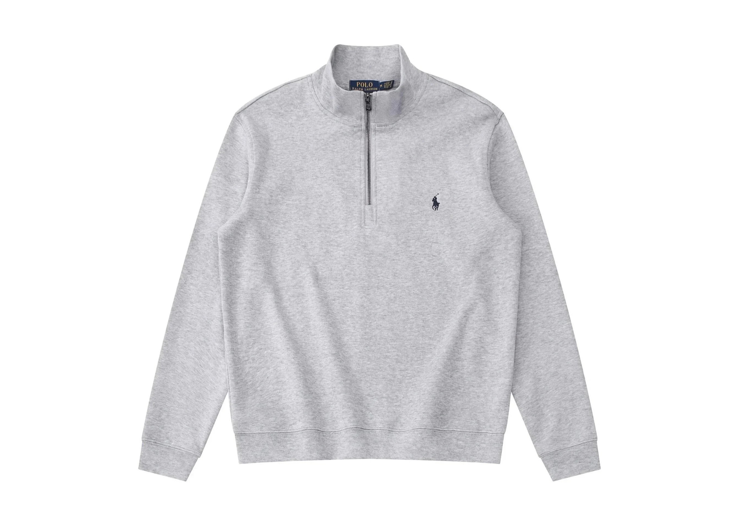 RALPH LAUR QUARTER ZIP 'grey'