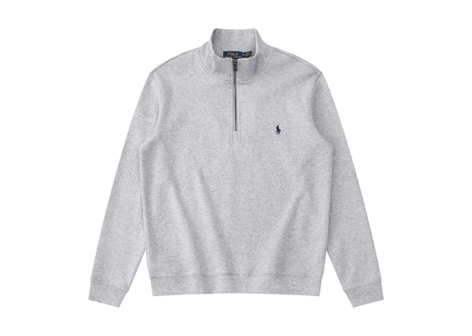 RALPH LAUR QUARTER ZIP 'grey'