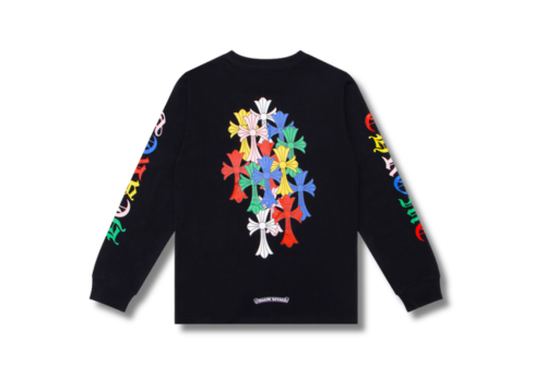 CHR0ME HARTS SHIRT 'black crossed'