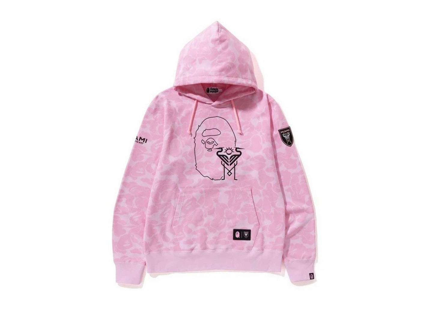 MIAMI APE HOODIE 'pink'