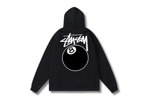 STUSY HOODIE 8BALL 'black'